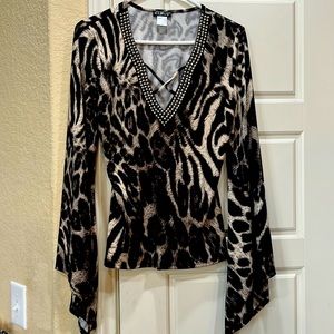 Venus - Sexy Leopard Print Top - Size M